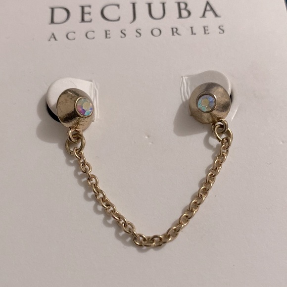 Earring with chain link - Picture 2 of 2